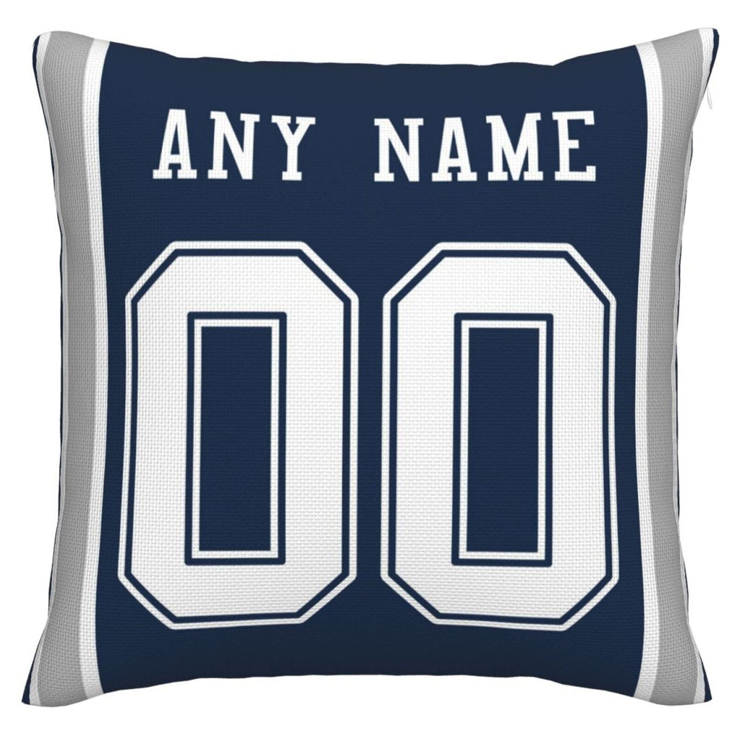 Custom Dallas Cowboys Pillow Decorative Throw Pillow Case - Print Personalized Football Team Fans Name & Number Birthday Gift Football Pillows