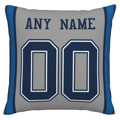 Custom Dallas Cowboys Pillow Decorative Throw Pillow Case - Print Personalized Football Team Fans Name & Number Birthday Gift Football Pillows