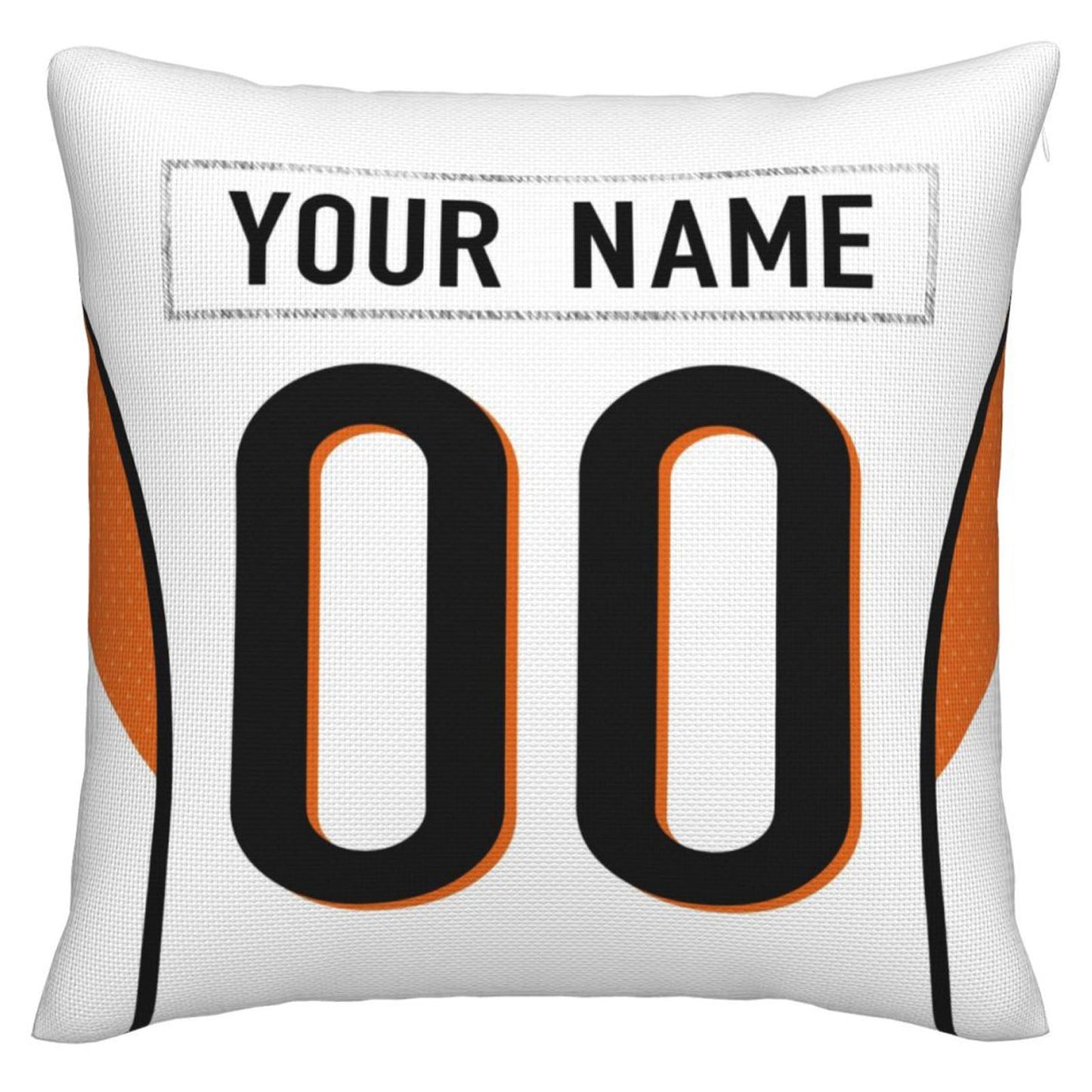 Custom Cincinnati Bengals Pillow Decorative Throw Pillow Case - Print Personalized Football Team Fans Name & Number Birthday Gift Football Pillows