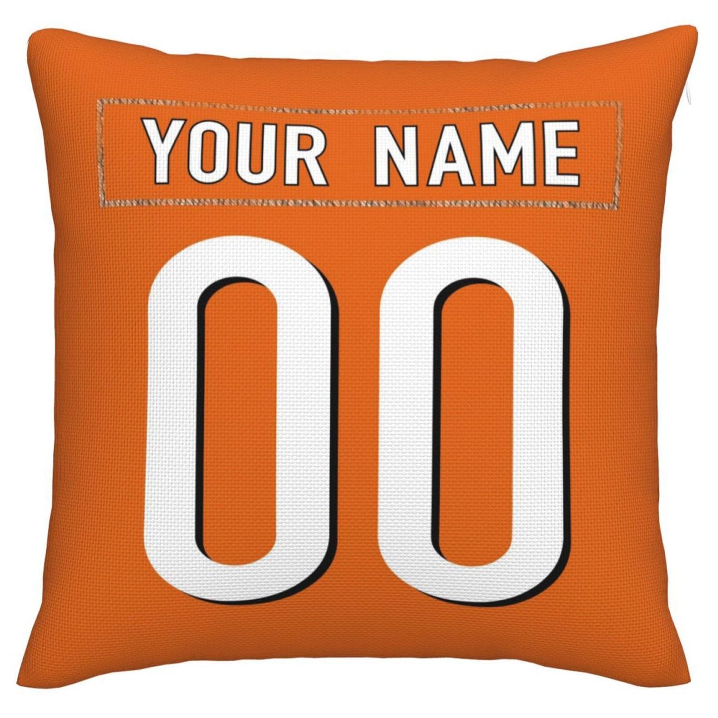 Custom Cincinnati Bengals Pillow Decorative Throw Pillow Case - Print Personalized Football Team Fans Name & Number Birthday Gift Football Pillows