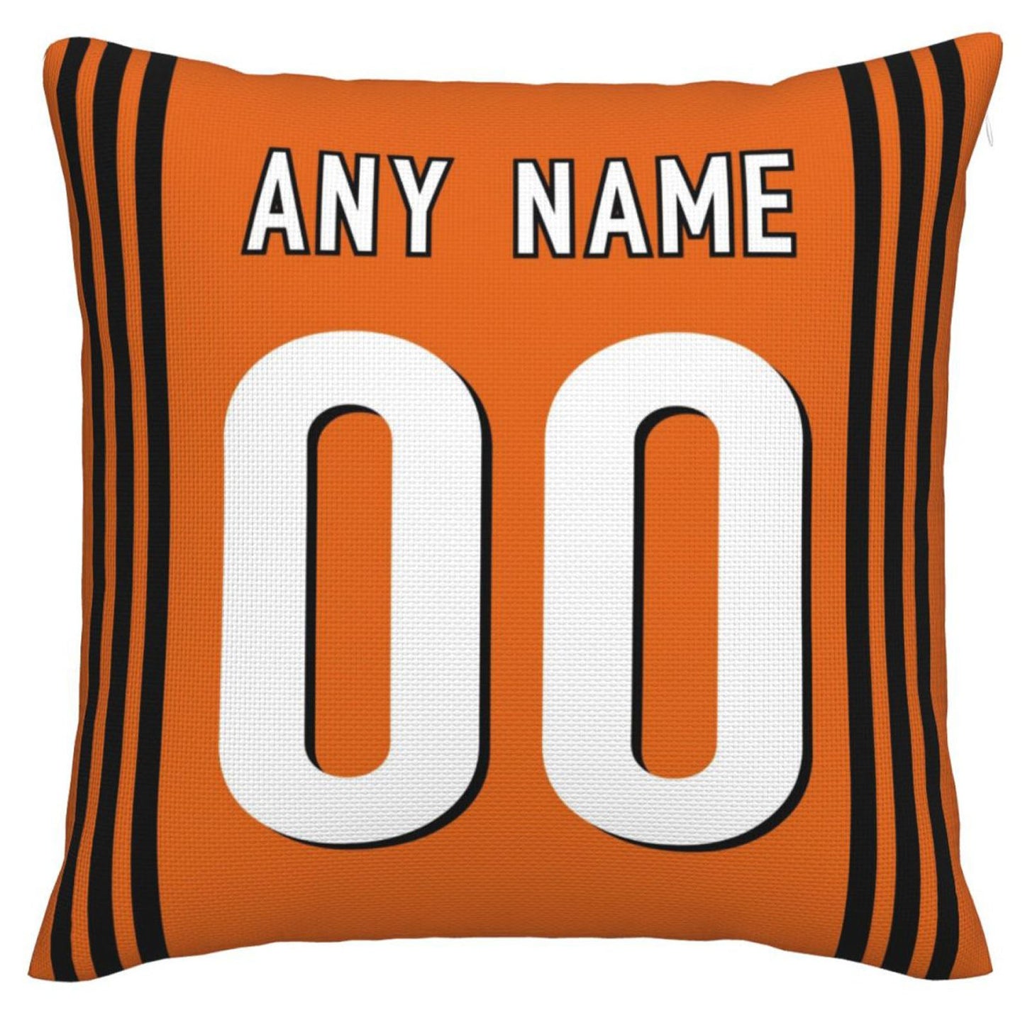 Custom Cincinnati Bengals Pillow Decorative Throw Pillow Case - Print Personalized Football Team Fans Name & Number Birthday Gift Football Pillows