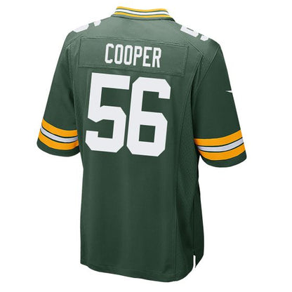 Green Bay PackersPackers #56 Edgerrin Cooper Green Game Stitched American Football Jerseys