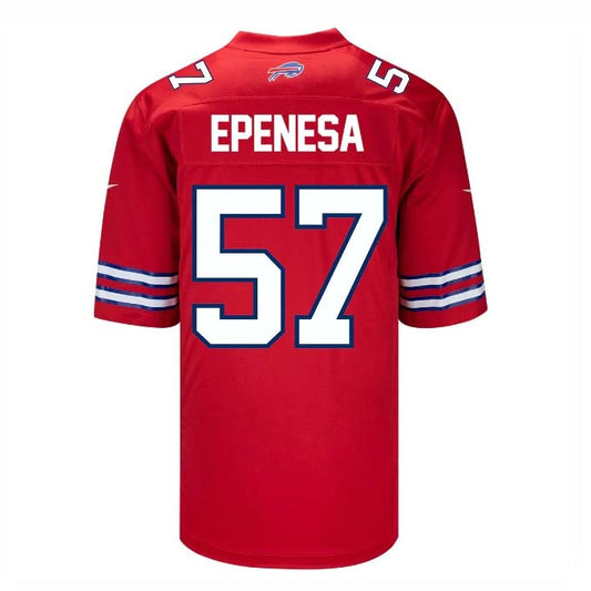 Buffalo  Bills #57 A.J. Epenesa Game Jersey - Red Stitched American Football Jerseys