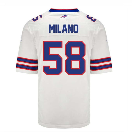 Buffalo  Bills #58 Matt Milano Game Jersey - White Stitched American Football Jerseys