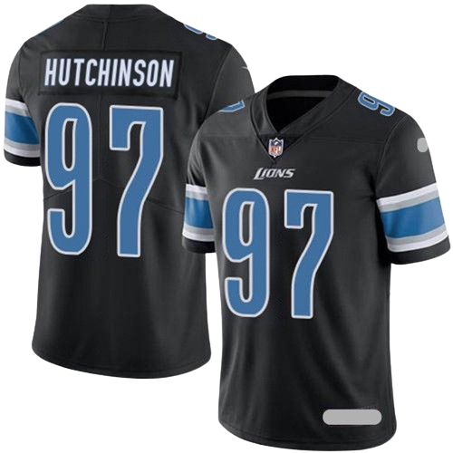 Detroit Lions Alternate Black Team Jersey