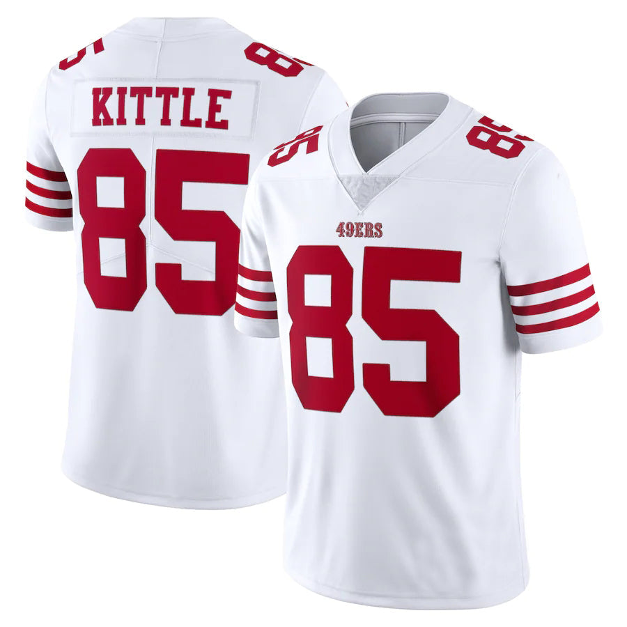 San Francisco 49ers  # 85 George Kittle New White Stitched American Football Jerseys 2022