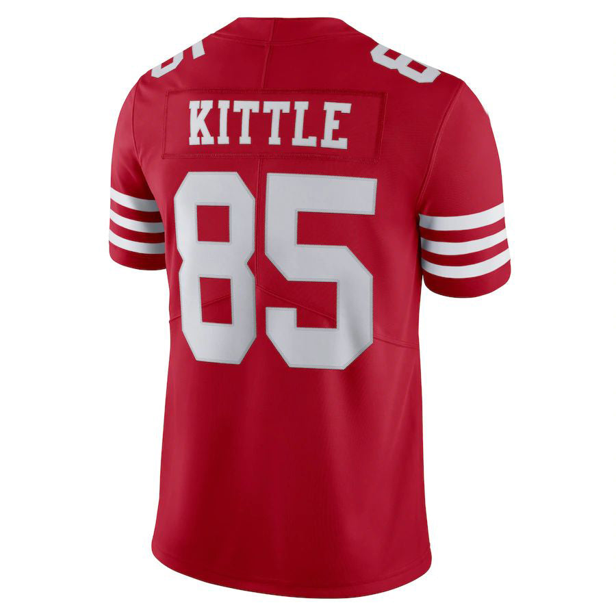 San Francisco 49ers #85 George Kittle New Red Stitched American Football Jerseys 2022