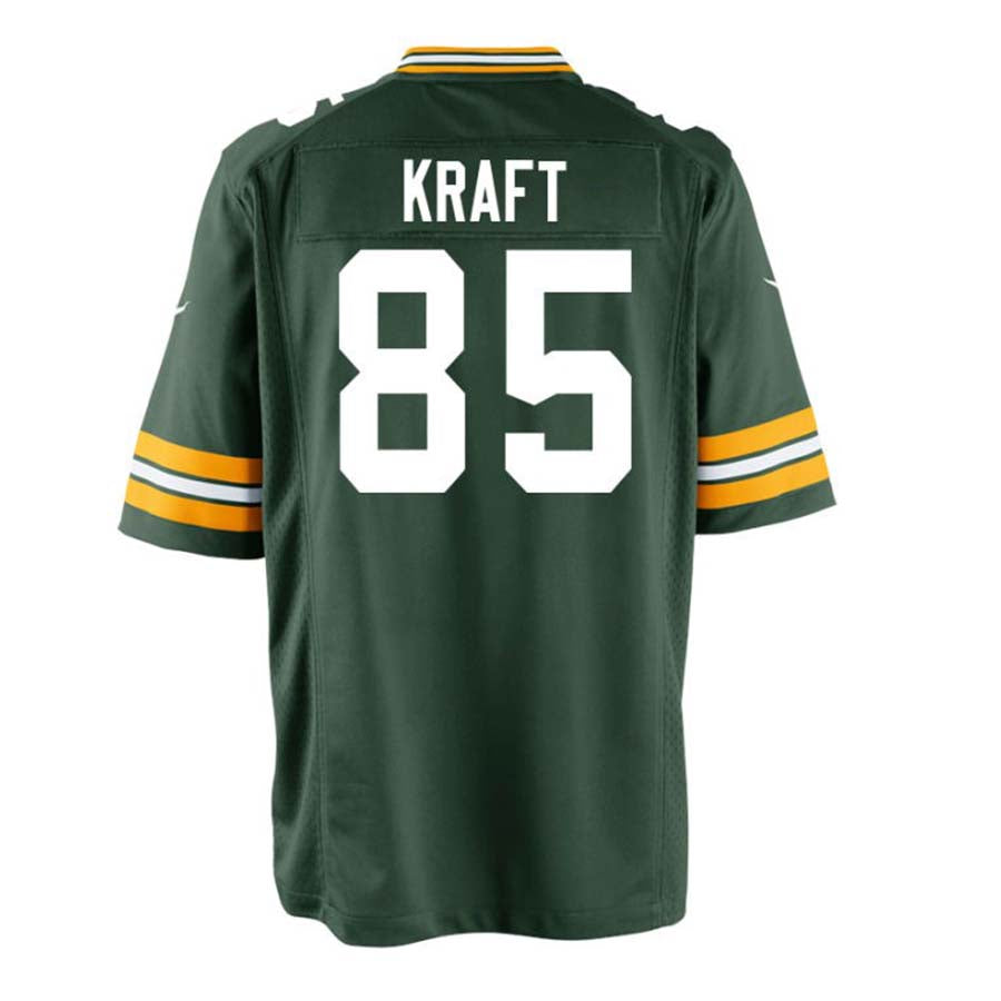 Green Bay PackersPackers #85 Tucker Kraft Green Game Jersey Stitched American Football Jerseys