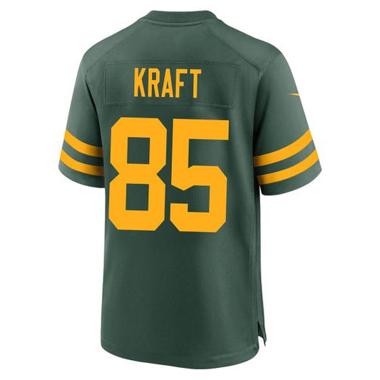 Green Bay PackersPackers #85 Tucker Kraft 50s Green Classic Game Stitched American Football Jerseys