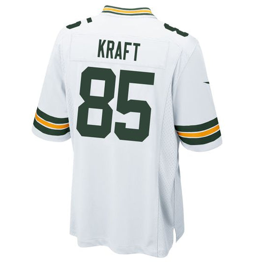 Green Bay PackersPackers #85 Tucker Kraft White Game Stitched American Football Jerseys