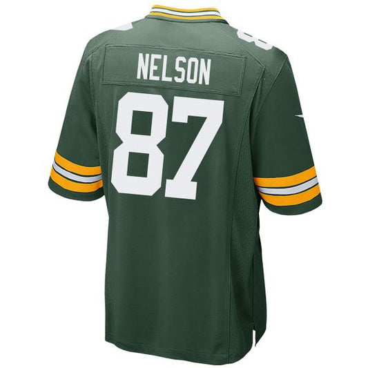 Green Bay PackersPackers #87 Jordy Nelson Game Stitched American Football Jerseys