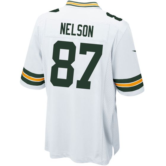 Green Bay PackersPackers #87 Jordy Nelson White Game Stitched American Football Jerseys