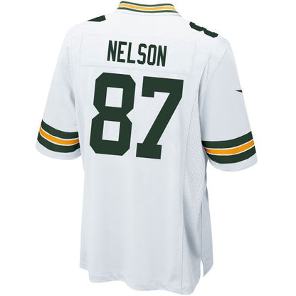 Green Bay PackersPackers #87 Jordy Nelson White Game Stitched American Football Jerseys