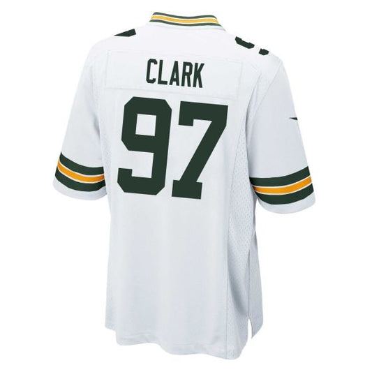 Green Bay PackersPackers #97 Kenny Clark White Game Stitched American Football Jerseys