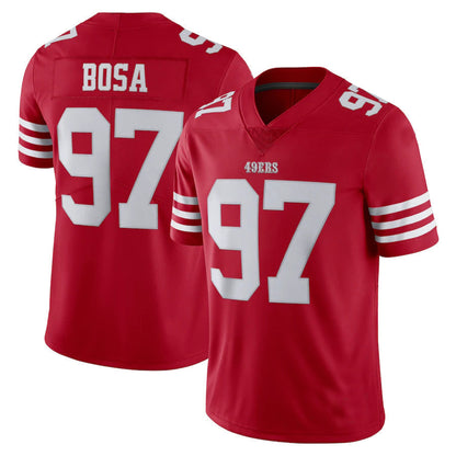 San Francisco 49ers #97 Nick Bosa New Red Stitched American Football Jerseys 2022