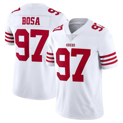 San Francisco 49ers  #97 Nick Bosa New White Stitched American Football Jerseys 2022