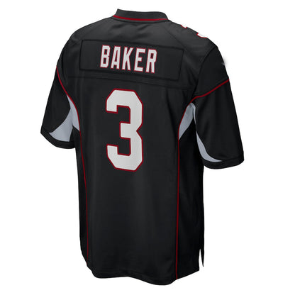 Arizona Cardinals #3 Budda Baker Black Alternate Game Jersey Stitched American Football Jerseys