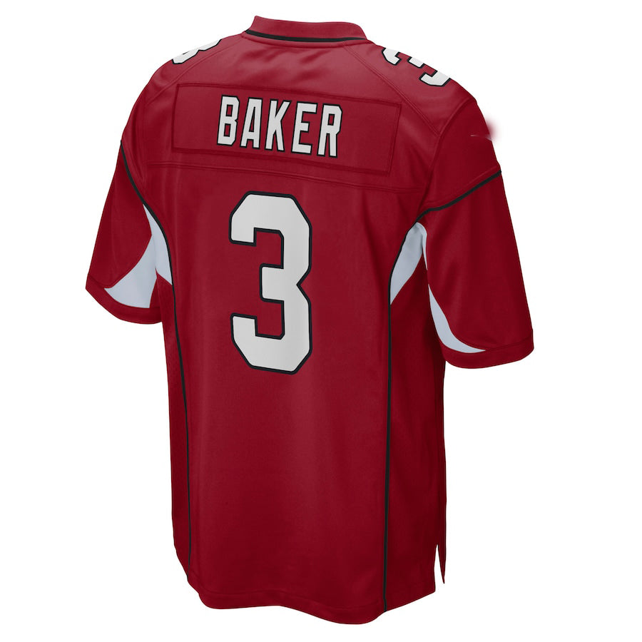 Arizona Cardinals #3 Budda Baker Cardinal Game Jersey Stitched American Football Jerseys