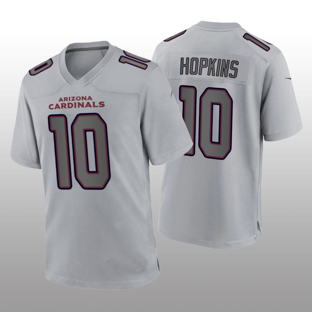 Arizona Cardinals #10 DeAndre Hopkins Gray Atmosphere Fashion Game Jersey Stitched American Football Jerseys