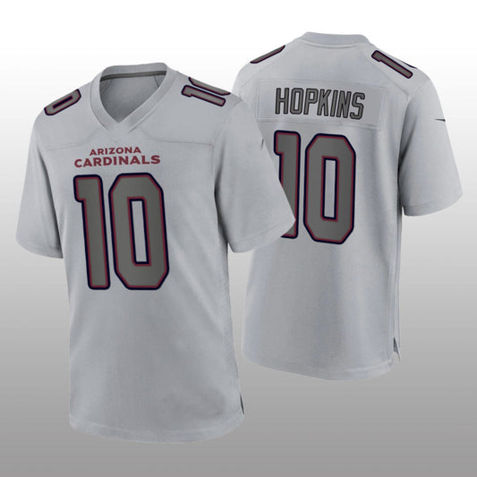 Arizona Cardinals #10 DeAndre Hopkins Gray Atmosphere Fashion Game Jersey Stitched American Football Jerseys