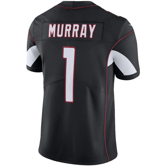 Arizona Cardinals #1 Kyler Murray Black Vapor Limited Jersey Stitched American Football Jerseys