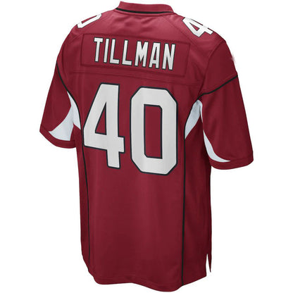 Arizona Cardinals #40 Pat Tillman Cardinal Game Retired Player Jersey Stitched American Football Jerseys