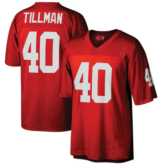 Arizona Cardinals #40 Pat Tillman Mitchell & Ness Cardinal Retired Player Legacy Replica Jersey Stitched American Football Jerseys