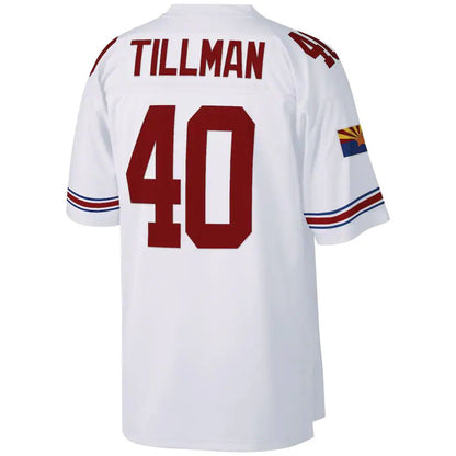 Arizona Cardinals #40 Pat Tillman Mitchell & Ness White Big & Tall 2000 Retired Player Replica Jersey Stitched American Football Jerseys