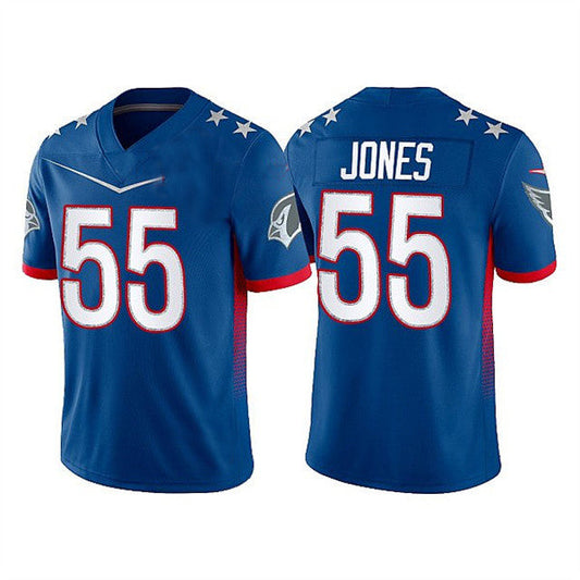 Arizona Cardinals #55 Chandler Jones 2022 Royal Pro Bowl Stitched Jersey American Football Jerseys