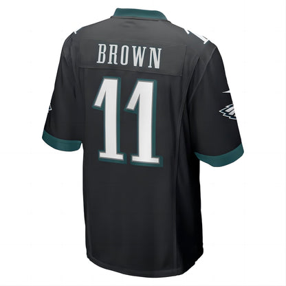 Philadelphia Eagles #11 A.J. Brown Midnight Green Player Game Jersey Stitched American Football Jerseys