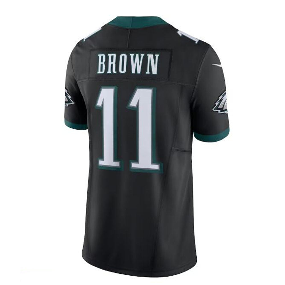 Philadelphia Eagles #11 A.J. Brown Vapor F.U.S.E. Limited Jersey - Black Stitched American Football Jerseys