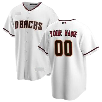 Arizona Diamondbacks White/Crimson Home Team Jersey