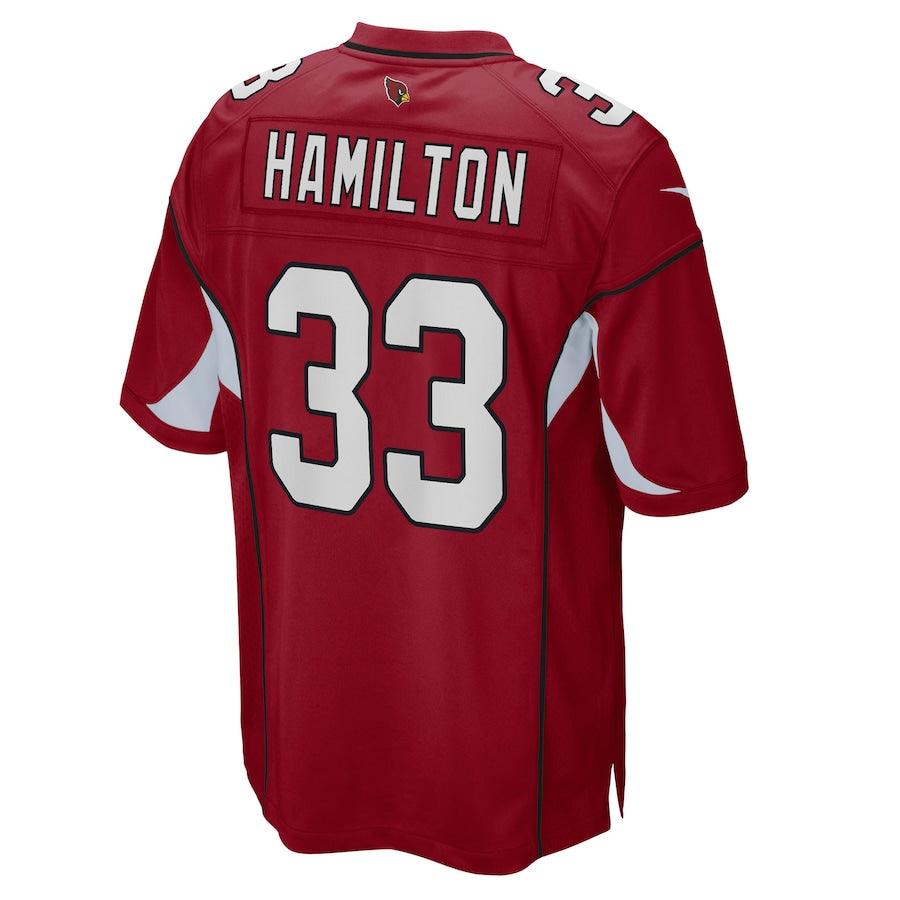 Arizona Cardinals #33 Antonio Hamilton Cardinal Game Jersey Stitched American Football Jerseys