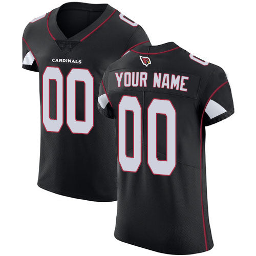 Custom Arizona Cardinal Black Vapor Untouchable Elite Jersey Stitched Football Jerseys