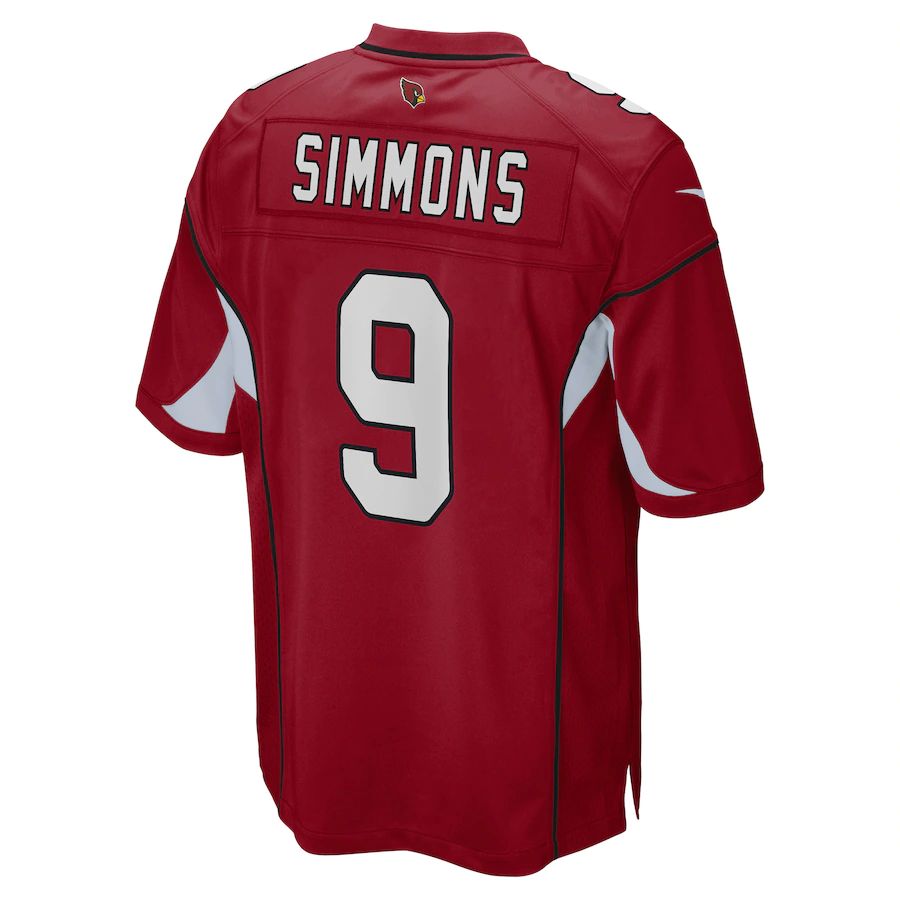 Arizona Cardinals #9 Isaiah Simmons Cardinal Game Player Jersey Stitched American Football Jerseys