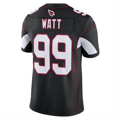 Arizona Cardinals #99 J.J. Watt Black Vapor Limited Jersey Stitched American Football Jerseys