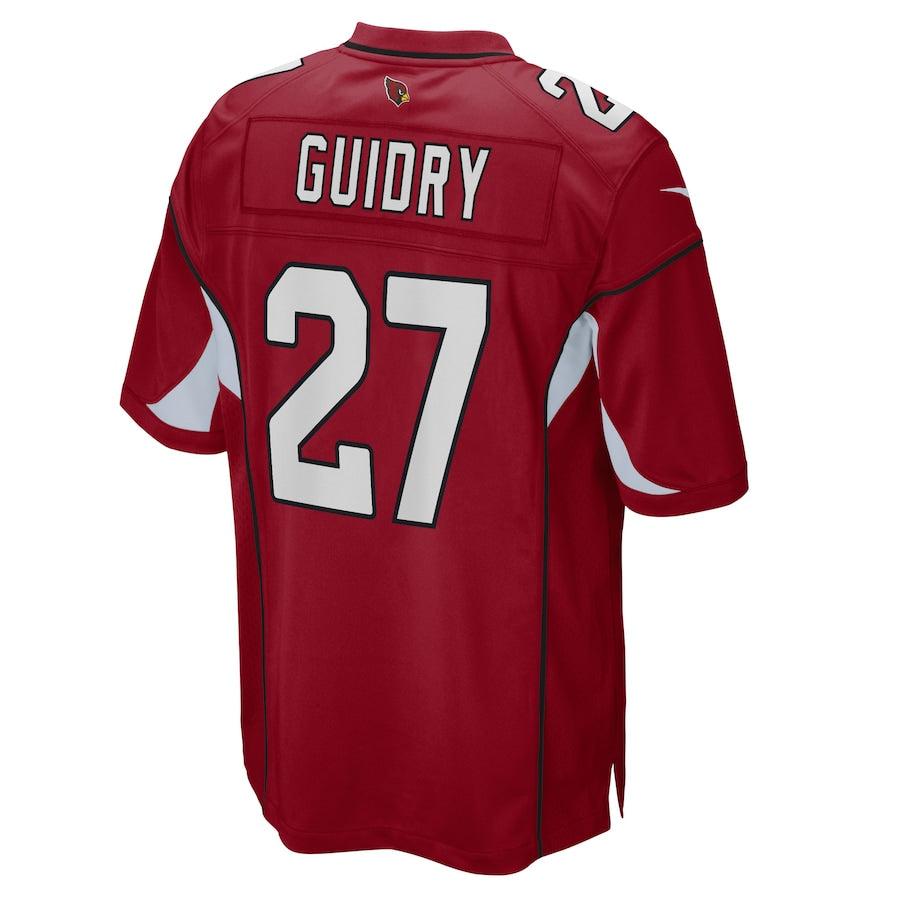 Arizona Cardinal #27 Javelin Guidry Cardinal Game Player Jersey Stitched American Football Jerseys