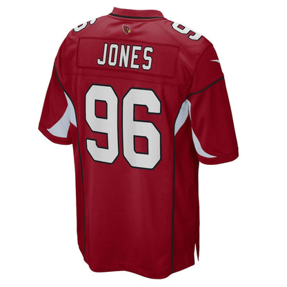 Arizona Cardinal #96 Manny Jones Cardinal Game Player Jersey Stitched American Football Jerseys