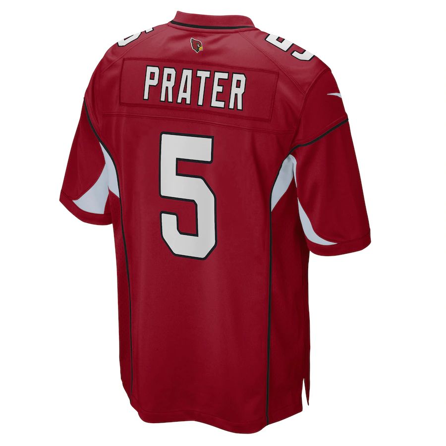 Arizona Cardinal #5 Matt Prater Cardinal Game Jersey Stitched American Football Jerseys