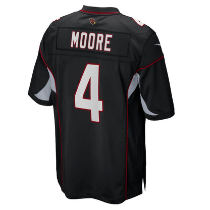 Arizona Cardinal #4 Rondale Moore Black Game Jersey Stitched American Football Jerseys