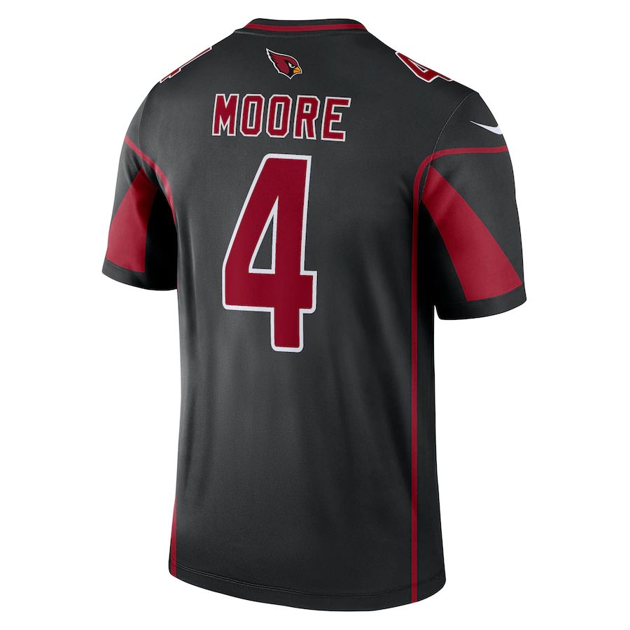 Arizona Cardinal #4 Rondale Moore Black Legend Jersey Stitched American Football Jerseys