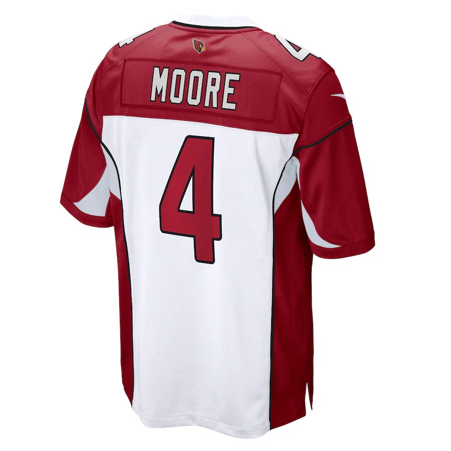 Arizona Cardinal #4 Rondale Moore White Game Jersey Stitched American Football Jerseys