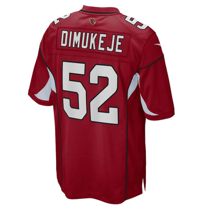 Arizona Cardinal #52 Victor Dimukeje Cardinal Player Game Jersey Stitched American Football Jerseys