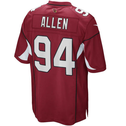 Arizona Cardinal #94 Zach Allen Cardinal Game Player Jersey Stitched American Football Jerseys