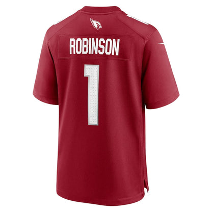 Arizona Cardinal #1 Darius Robinson 2024 Draft First Round Pick Player Game Jersey - Cardina American Football Jerseys