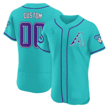 Custom Arizona Diamondbacks 2024 Teal Purple – All Stitched Baseball Jersey