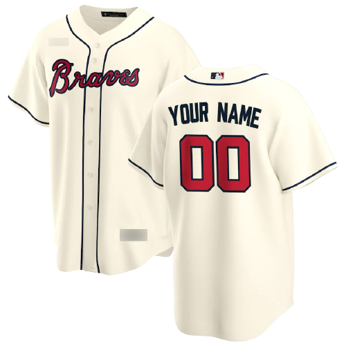 Atlanta Braves Cream Alternate Jersey