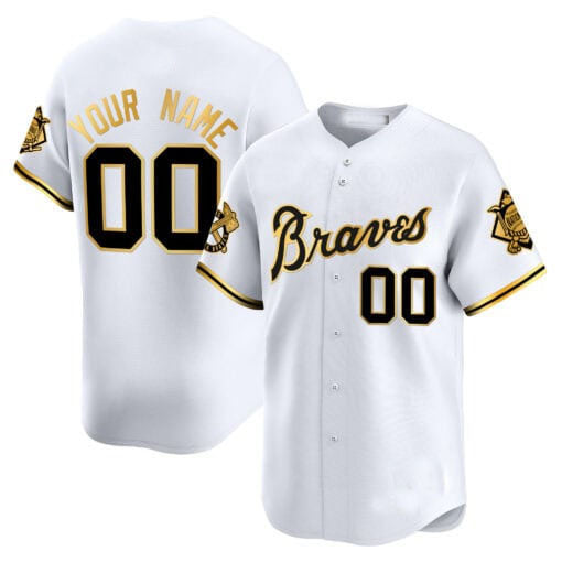 Custom Atlanta Braves Peaches n’ Cream Vapor Premier Limited – All Stitched Baseball Jersey