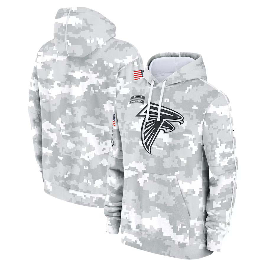 A.Falcons 2024 Salute To Service Club Pullover Hoodie Cheap sale Birthday and Christmas gifts Stitched American Football Jerseys