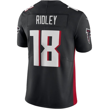 A.Falcons #18 Calvin Ridley Black Vapor Limited  Stitched American Football Jerseys